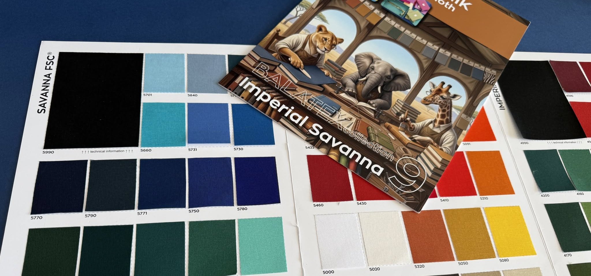 Balatex Imperial and Savanna Bookbinding Cloths